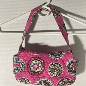 Vera Bradley Pink Cupcake Small Handbag 9 1/2”